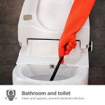 IUCGE Multicolor Reusable Rubber Dishwashing Gloves - 3 Pairs