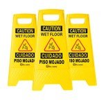 Simpli-Magic Yellow Wet Floor Caution Sign - 3 Pack