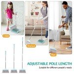 Broom and Dustpan Set with Cleaning Teeth