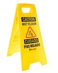 Simpli-Magic Yellow Wet Floor Caution Sign - 3 Pack