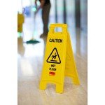 Rubbermaid Caution Wet Floor Signs, Pack of 6
