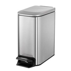 Cesun 6L Stainless Steel Step Trash Can