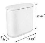 Sooyee 10L Rectangular Trash Can with Lid