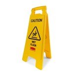 Rubbermaid Caution Wet Floor Signs, Pack of 6
