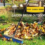 Heavy-Duty 18" Outdoor Push Broom with 63" Handle