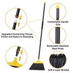 Kefanta Heavy-Duty 3 Pack Indoor/Outdoor Brooms
