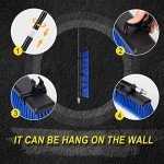 Heavy-Duty 18" Outdoor Push Broom with 63" Handle