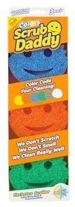 Scrub Daddy Multi-Purpose Colorful Sponge – Odor-Free