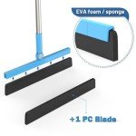 KOLLIEE 59" Adjustable Floor Squeegee with Hook