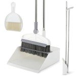 Broom and Dustpan Set with Long Handle