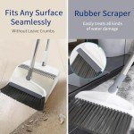 Broom and Dustpan Set with Long Handle