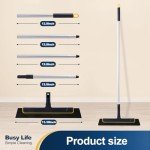 Yocada Adjustable Floor Squeegee Broom for Cleaning