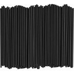 Black Disposable Sip Stirrers - 1000 Count
