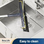 Yocada Adjustable Floor Squeegee Broom for Cleaning