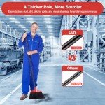 Tiumso Heavy Duty Indoor/Outdoor Commercial Broom