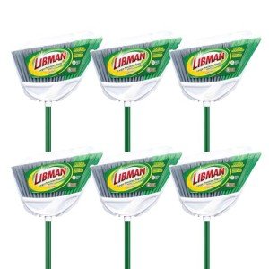 Libman Commercial Large Precision Angle Broom - 6 Pack