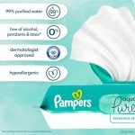 Aqua Pure Baby Wipes 6X Flip-Top Packs