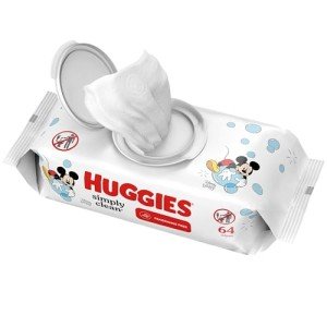 HUGGIES Simply Clean Baby Wipes - Soft Pack