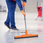 Heavy-Duty Floor Squeegee with 62" Adjustable Handle