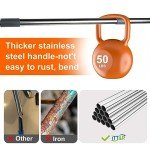 Heavy-Duty Floor Squeegee with 62" Adjustable Handle