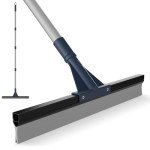Heavy-Duty 18'' Squeegee Broom with Telescopic Handle