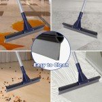 Heavy-Duty 18'' Squeegee Broom with Telescopic Handle