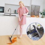 Heavy-Duty 18'' Squeegee Broom with Telescopic Handle