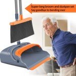 Kelamayi Extra Long Dustpan and Broom Set