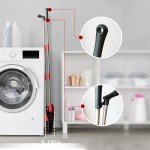 Adjustable Length Broom and Dustpan Set