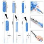 Microfiber Duster Set with Telescoping Pole – 5 PCS