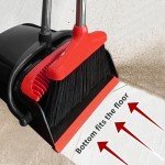 Adjustable Length Broom and Dustpan Set