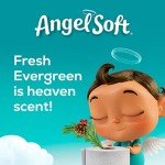 Angel Soft Evergreen Scent Toilet Paper, 8 Mega Rolls