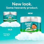 Angel Soft Evergreen Scent Toilet Paper, 8 Mega Rolls