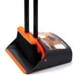 Long-Handled Broom and Dustpan Combo Set