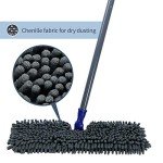 Masthome Microfiber Flip Mop with Washable Pads