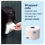 Tork High-Capacity Advanced Toilet Paper Roll, White