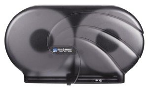 Black Pearl Twin 9" Toilet Tissue Dispenser