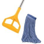 3-Pack 56-Inch Stainless Steel Mop Handles with Heads