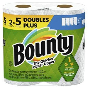 Bounty Select-A-Size White Paper Towels, 2 Rolls
