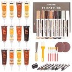 Wood Furniture Repair Kit with Fillers and Markers