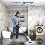 Cordless Electric Scrubber with 8 Brush Heads