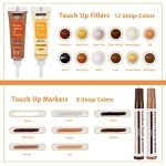 Wood Furniture Repair Kit with Fillers and Markers
