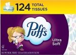 Puffs Ultra Soft Facial Tissues - Family Size Box