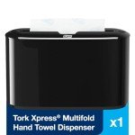 Tork Xpress Compact Paper Towel Dispenser, Black