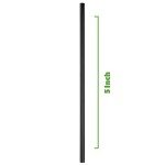 2000 Count Black Coffee Stirrers and Straws