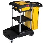Rubbermaid High Capacity Janitorial Cart with Wheels