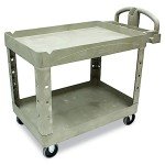 Rubbermaid Two-Shelf Heavy-Duty Utility Cart