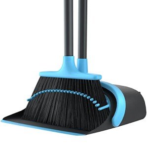 Broom and Dustpan Set with Extension Pole
