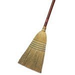 Heavy-Duty Rubbermaid Corn Broom with Wood Handle