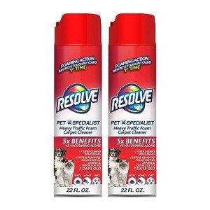 Resolve Pet Odor & Stain Foam Cleaner 22 Oz 2-Pack
